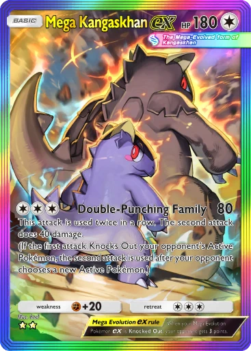 kangaskhan pokemon card ex Kangaskhan EX RR 115/165 SV2a 151 Pokemon Card Japanese – RetroSniper.com main image 1
