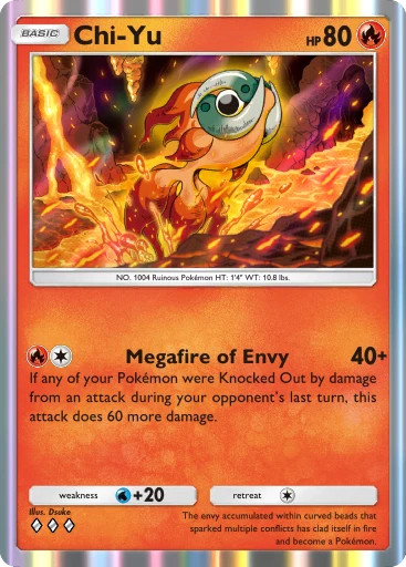 Chi-Yu (Maravilhas de Paldea #21/131, 3-Diamantes) | Pokémon TCG