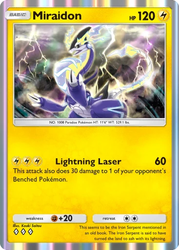 Miraidon (Paldean Wonders #45/131, 3-Diamonds) | Pokmon TCG Pocket