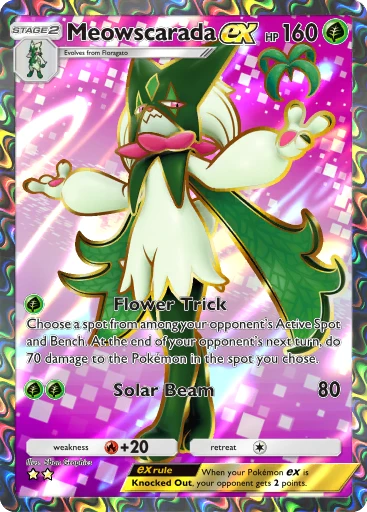 Meowscarada ex (Maravilhas de Paldea #100/131, 2 Estrelas