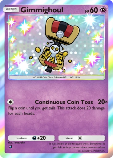 Gimmighoul (Paldean Wonders #122/131, 1-Star Shiny) | Pokmon TCG Pocket
