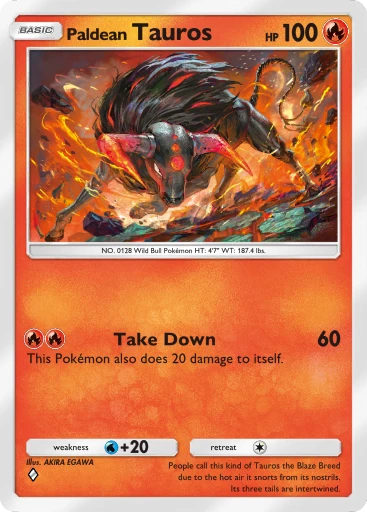 Paldean Tauros (Pokémon TCG Pocket)