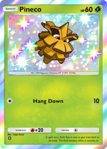 Pineco (Mega Shine #88/117, 1-Star Shiny) | Pokmon TCG Pocket