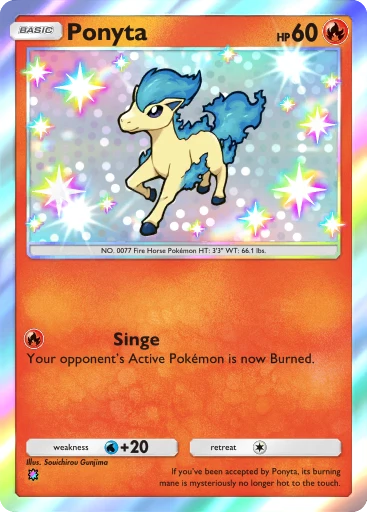 Ponyta (Mega Shine #93/117, 1-Star Shiny) | Pokmon TCG Pocket