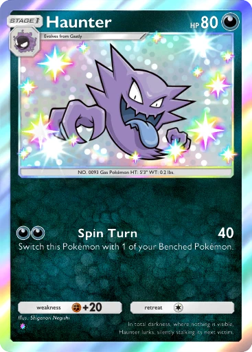 Haunter (Mega Shine #101/117, 1-Star Shiny) | Pokmon TCG Pocket