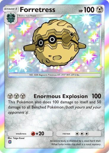 Forretress (Mega Shine #104/117, 1-Star Shiny) | Pokmon TCG Pocket