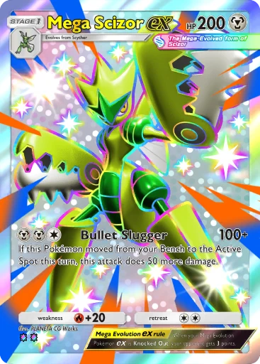 Mega Scizor ex (Mega Shine #115/117, 2-Star Shiny) | Pokémon TCG