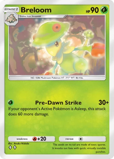 Breloom (Mega Rising #12/331, 2-Diamonds) | Pokmon TCG Pocket