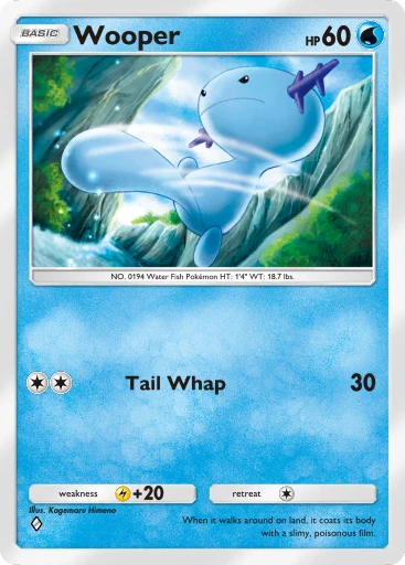 wooper pokemon cards Wooper -Single Card main image 0