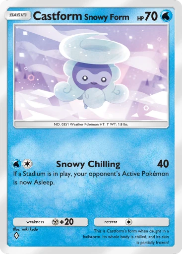 Castform Forma Nevada (Pokémon TCG Pocket)