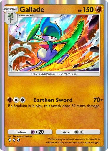 gallade pokemon card price M Gallade EX 100/108 Full Art XY Roaring Skies Holo Rare Pokemon Card main image 0