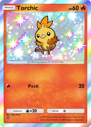 pokemon torchic card Pokemon Common Promo Card main image 0