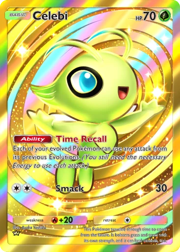 Celebi ex (Mythical Island #85/86, 3-Stars) | Pokmon TCG Pocket