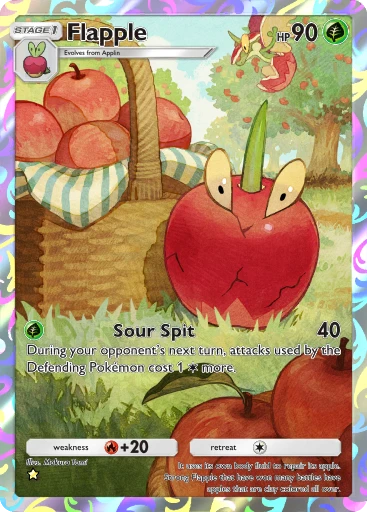 Flapple (Pulsing Aura #160/234, 1-Star) | Pokmon TCG Pocket