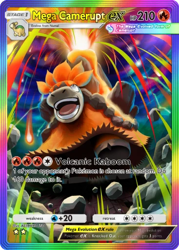 Mega Camerupt ex (Pulsing Aura #195/234, 2-Stars) | Pokmon TCG Pocket Mega Camerupt ex (Pulsing Aura #195/234, 2-Stars) | Pokmon TCG Pocket