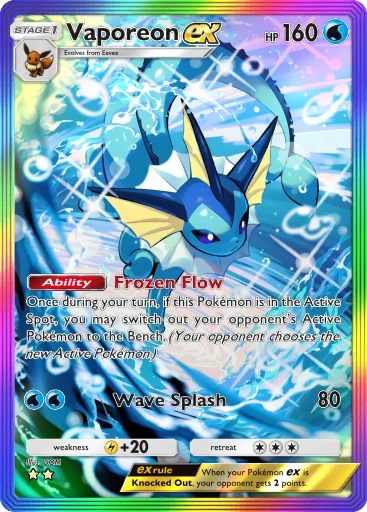 Vaporeon (Wisdom of Sea and Sky #216/241, 1-Star Shiny) | Pokmon TCG Pocket
