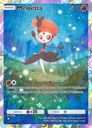 Meloetta (Pulsing Aura #170/234, 1-Star) | Pokmon TCG Pocket
