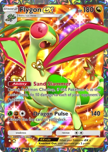 Flygon ex (Pulsing Aura #188/234, 2-Stars) | Pokmon TCG Pocket