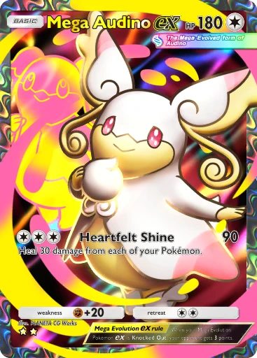 audino pokemon card value Amazon.com: Pokemon - Mega-Audino-EX (85/124) - XY Fates Collide main image 0