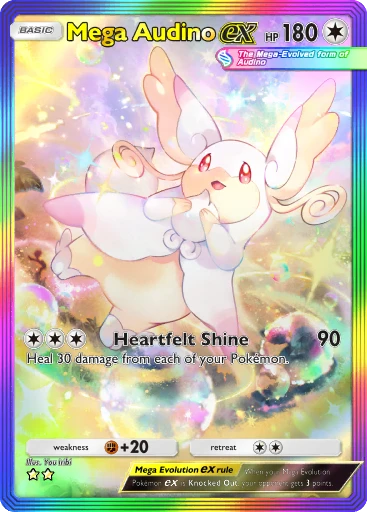 meg audino indeedee Copy (Pokémon TCG Pocket deck, Psychic, Water)