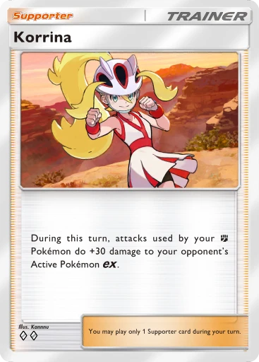ポケモンカード Korrina サポーター Korrina (Pulsing Aura #149/234, 2-Diamonds) | Pokémon TCG Pocket