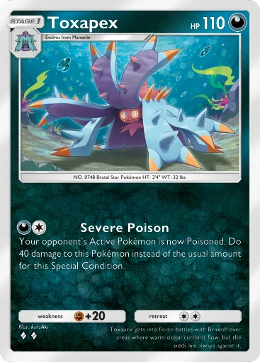 Toxapex (Pokémon TCG Pocket)