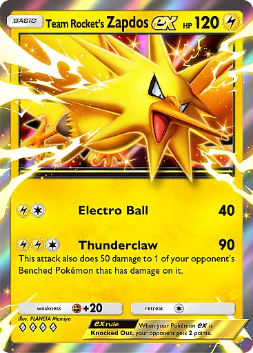 Team Rocket's Zapdos ex (Pokémon TCG Pocket)