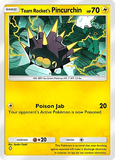 Team Rocket's Pincurchin (Pokémon TCG Pocket)