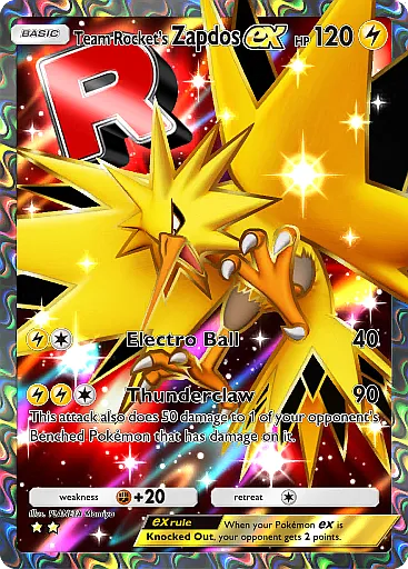 Team Rocket's Zapdos ex (Pokémon TCG Pocket)