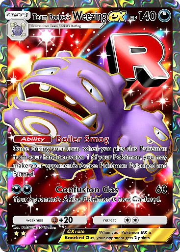Team Rocket's Weezing ex (Pokémon TCG Pocket)