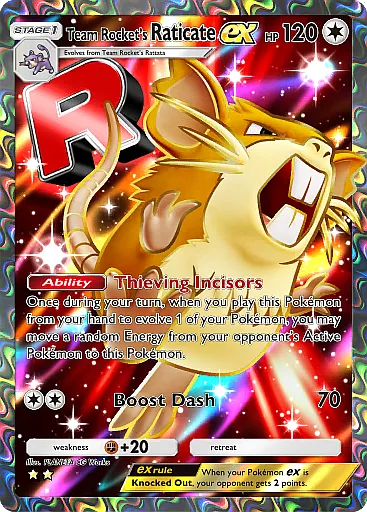 Team Rocket's Raticate ex (Pokémon TCG Pocket)