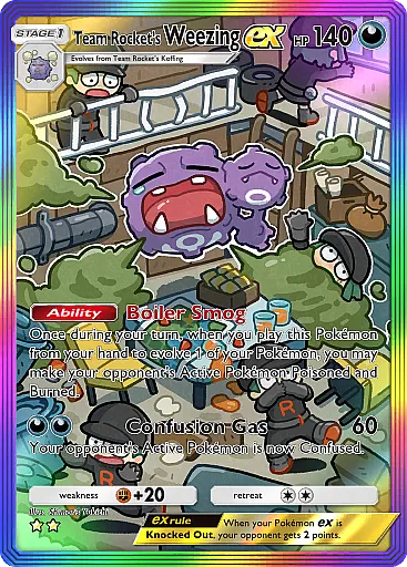 Team Rocket's Weezing ex (Pokémon TCG Pocket)
