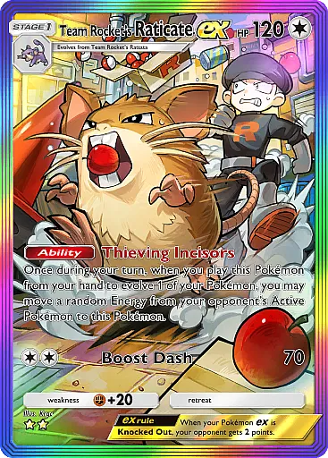 Team Rocket's Raticate ex (Pokémon TCG Pocket)