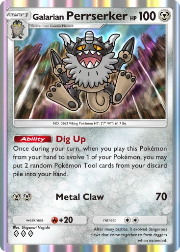 Berserkatt de Galar (Pokémon TCG Pocket)