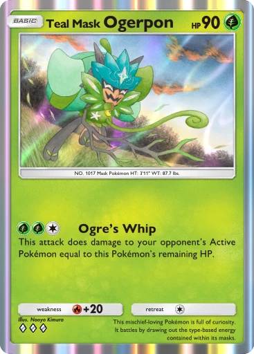 Ogerpon Masque Turquoise (Pokémon TCG Pocket)
