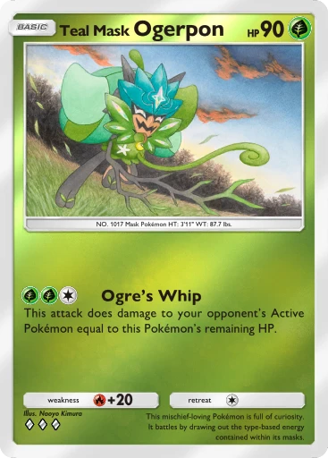 Ogerpon Masque Turquoise (Pokémon TCG Pocket)
