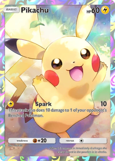 Pikachu 009/SM-P Promo x4 Pikachu - Pokemon Holo (Japanese #4⁄P