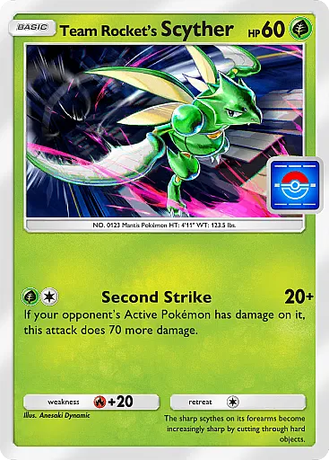 Team Rocket's Scyther (Pokémon TCG Pocket)