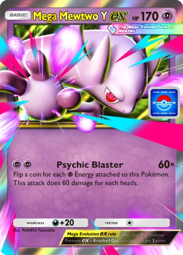 Mega Mewtwo Y ex (Pokémon TCG Pocket)