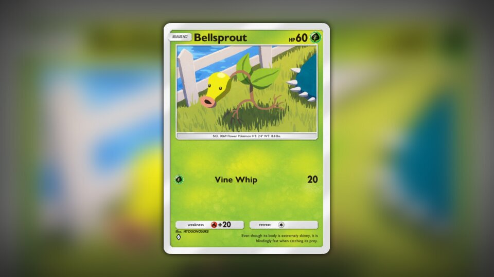 pokemon bellsprout card Bellsprout J CGC 10 Pristine 1996 Toyota Netz Deck Pokemon Playing Card  Japanese main image 1