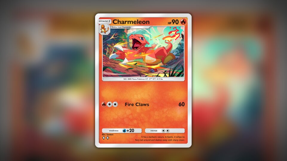 Charmeleon (#34, ♦️♦️, Genetic Apex) • Pokémon TCG Pocket