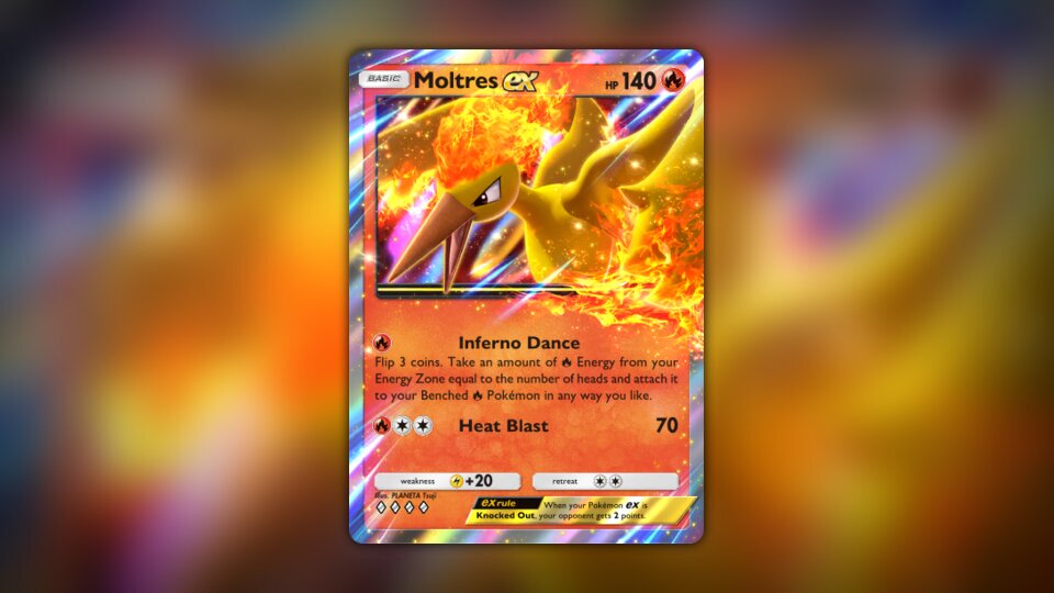Moltres ex (#47, ♦️♦️♦️♦️, Genetic Apex) • Pokémon