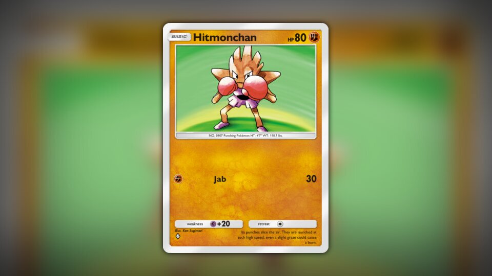 Hitmonchan (#155, ♦️, Genetic Apex) • Pokémon TCG Pocket