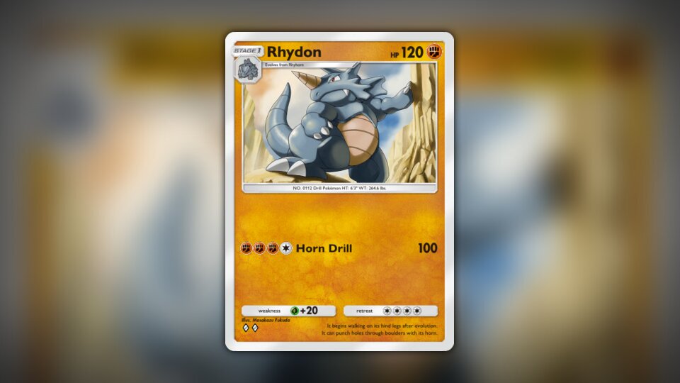 Rhydon (#157, ♦️♦️, Genetic Apex) • Pokémon TCG Pocket