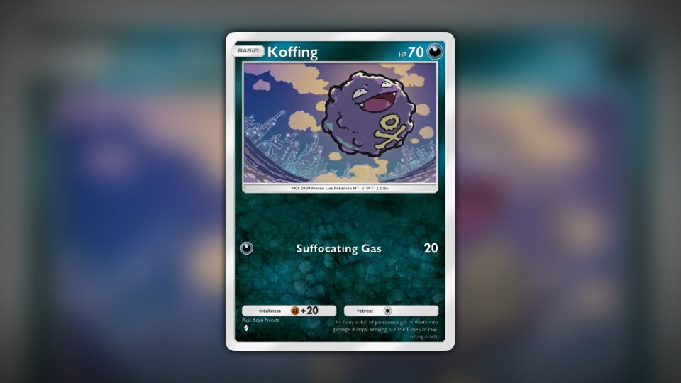 Koffing (#176, ♦️, Genetic Apex) • Pokémon TCG Pocket