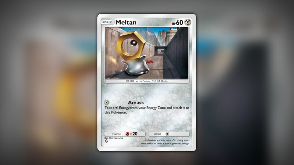 Meltan - 116/162 Temporal Forces Reverse Holo Pokemon - NM