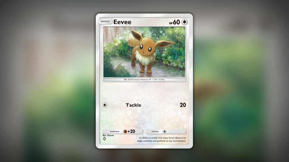 Eevee (Genetic Apex #207/226, 1-Diamond) | Pokémon TCG Pocket