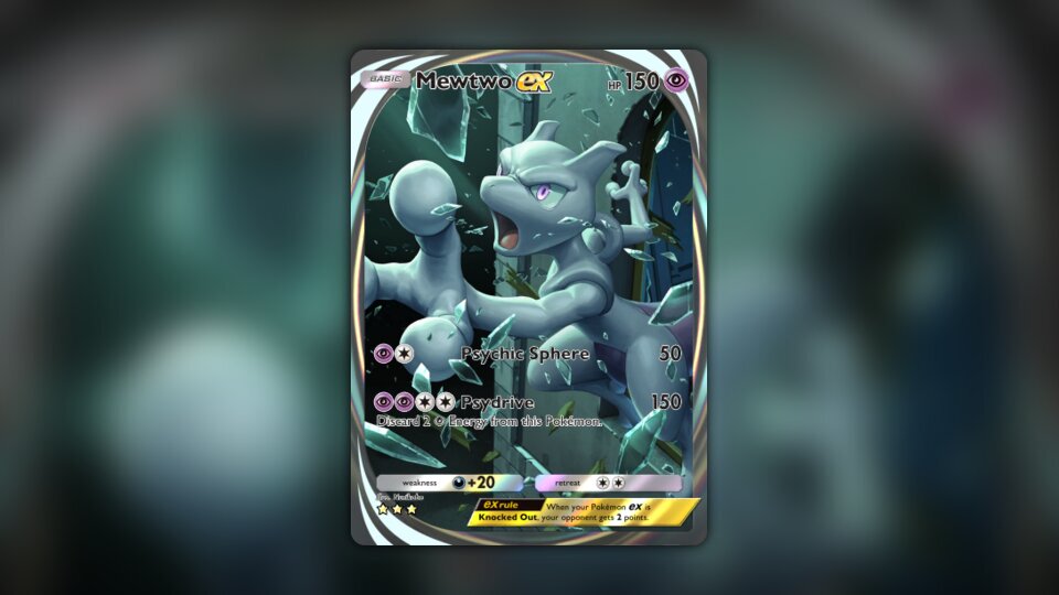 Mewtwo (#282, Genetic Apex) • Pokémon TCG Pocket