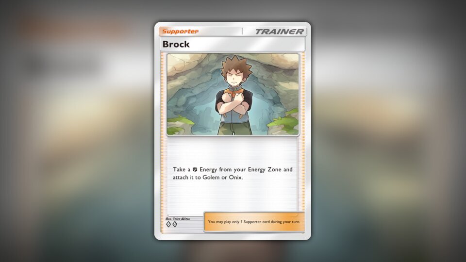 Brock (#224, ♦️♦️, Genetic Apex) • Pokémon TCG Pocket