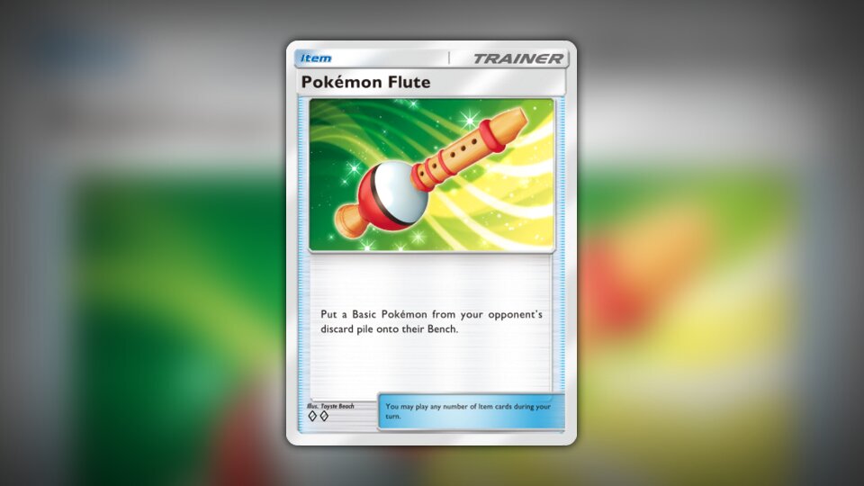 pokemon flute card Vintage Uncommon (Spanish) - Poke Flute Base Set Non-Holo Pokemon Card  86/102 main image 1